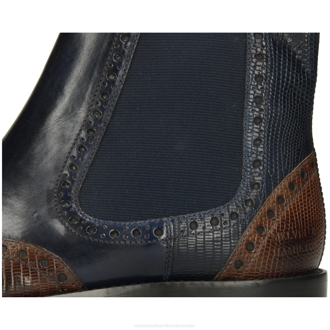 Melvin & Hamilton muži martin 5 B0T219 členkové čižmy Modrá