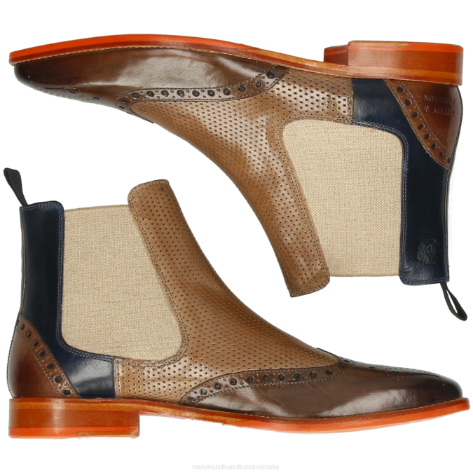 Melvin & Hamilton muži martin 5 B0T243 členkové čižmy hnedá