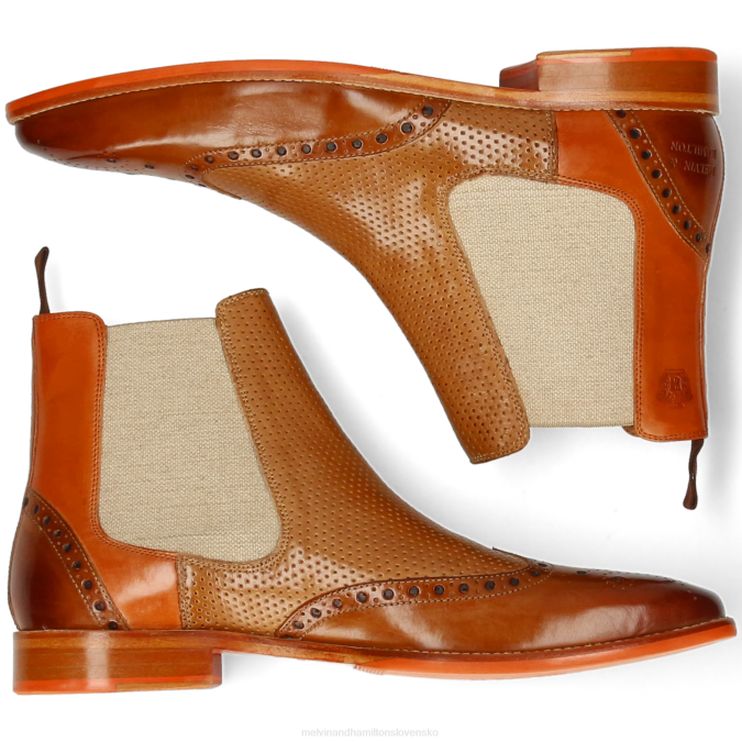 Melvin & Hamilton muži martin 5 B0T250 členkové čižmy hnedá