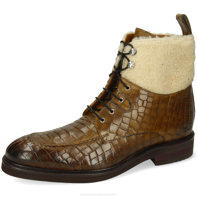 Melvin & Hamilton muži parker 3 B0T257 členkové čižmy kaki