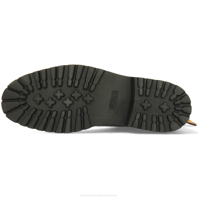 Melvin & Hamilton muži prepichnúť 23 B0T241 členkové čižmy čierna