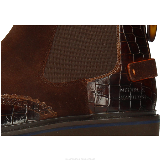 Melvin & Hamilton muži prepichnúť 26 B0T2101 členkové čižmy hnedá