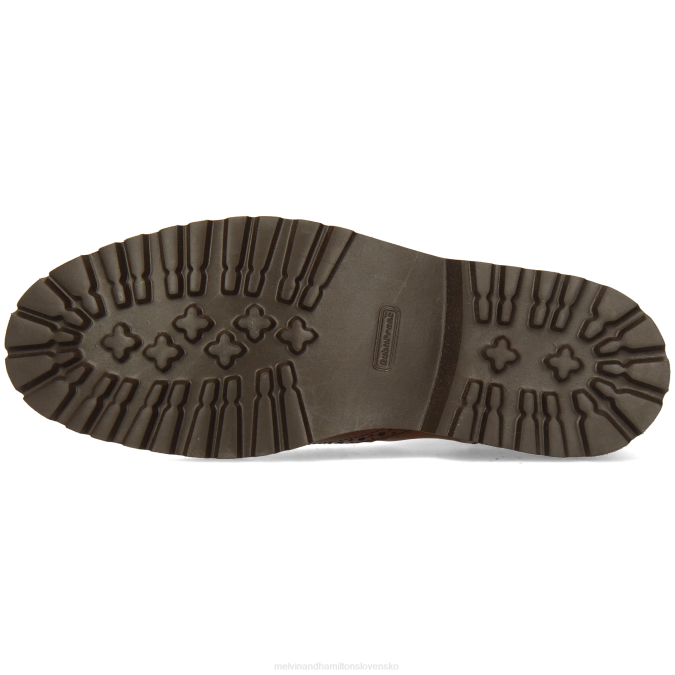 Melvin & Hamilton muži prepichnúť 26 B0T246 členkové čižmy hnedá