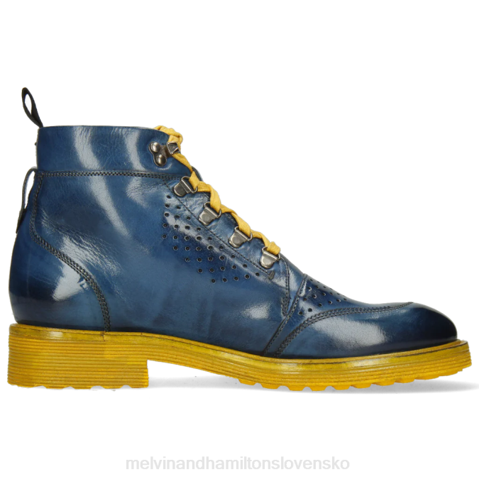 Melvin & Hamilton muži trevor 5 B0T2138 členkové čižmy Modrá