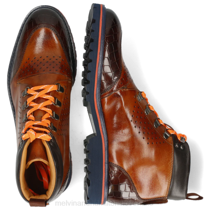 Melvin & Hamilton muži trevor 5 B0T2147 členkové čižmy hnedá