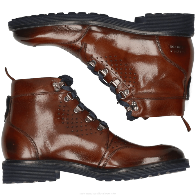 Melvin & Hamilton muži trevor 5 B0T271 členkové čižmy hnedá