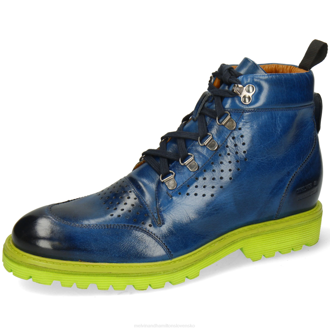 Melvin & Hamilton muži trevor 5 B0T29 členkové čižmy Modrá