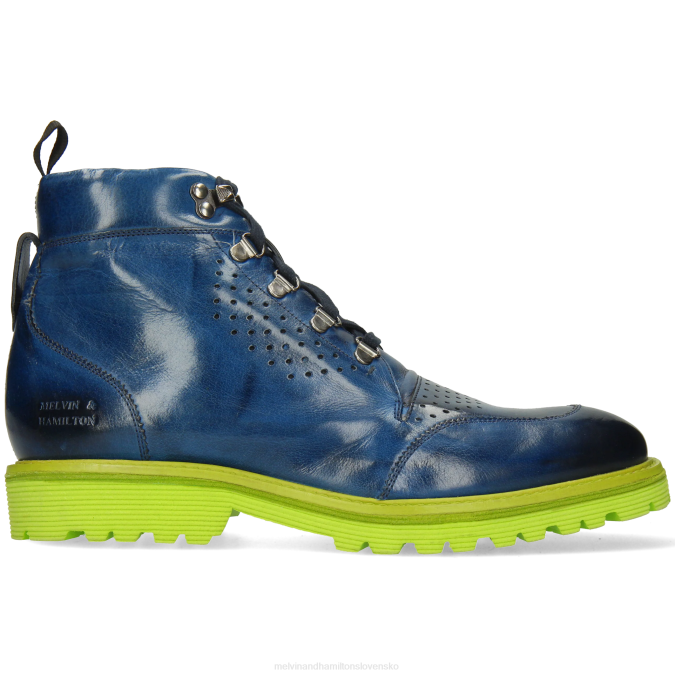 Melvin & Hamilton muži trevor 5 B0T29 členkové čižmy Modrá