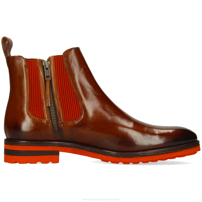 Melvin & Hamilton muži vír 25 B0T2102 členkové čižmy hnedá