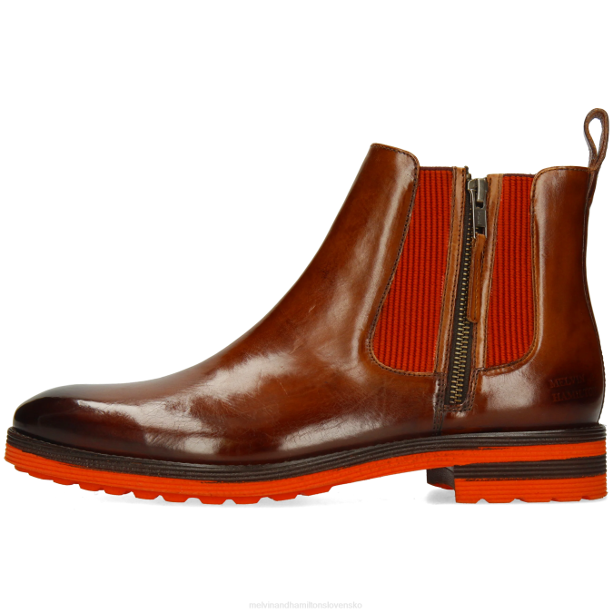 Melvin & Hamilton muži vír 25 B0T2102 členkové čižmy hnedá