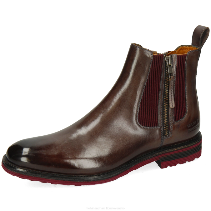 Melvin & Hamilton muži vír 25 B0T2110 členkové čižmy sivá