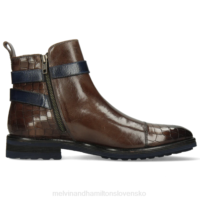 Melvin & Hamilton muži vír 9 B0T2141 členkové čižmy sivá