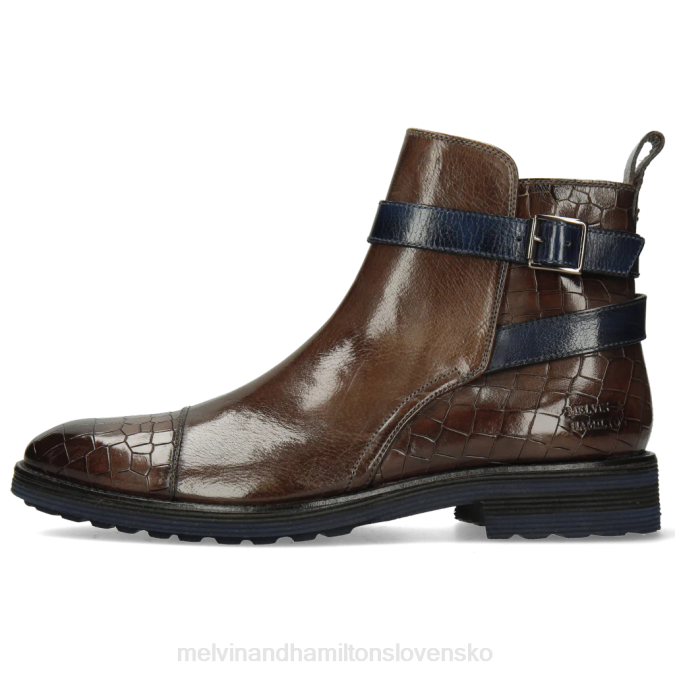 Melvin & Hamilton muži vír 9 B0T2141 členkové čižmy sivá