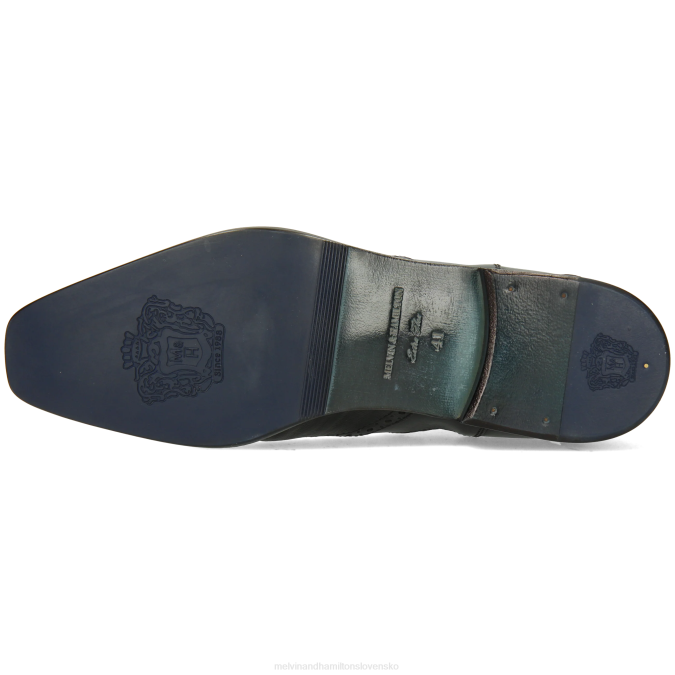 Melvin & Hamilton muži väzba 3 B0T225 členkové čižmy čierna