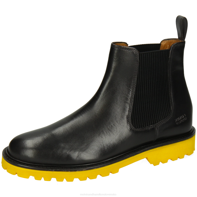 Melvin & Hamilton muži zručný 2 B0T286 členkové čižmy čierna