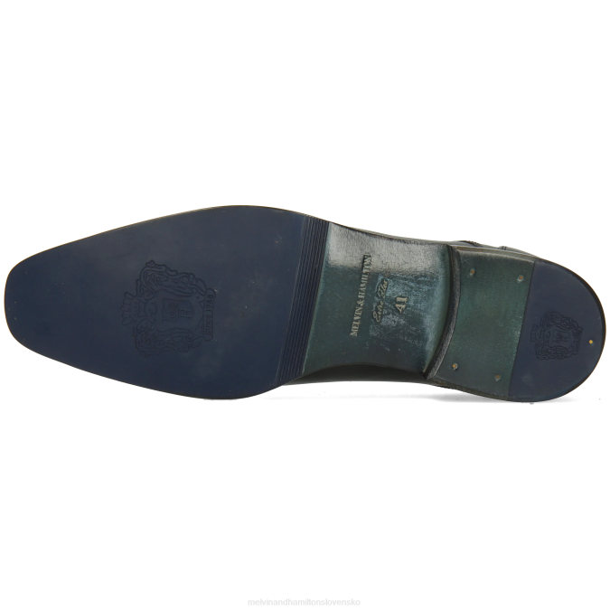 Melvin & Hamilton muži Elyas 4 B0T2387 derby topánky čierna