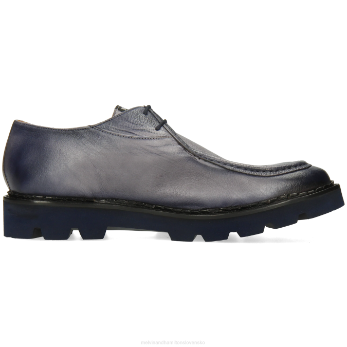 Melvin & Hamilton muži Matúš 51 B0T2411 derby topánky sivá