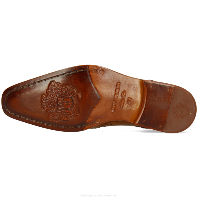 Melvin & Hamilton muži clark 1 B0T2408 derby topánky hnedá