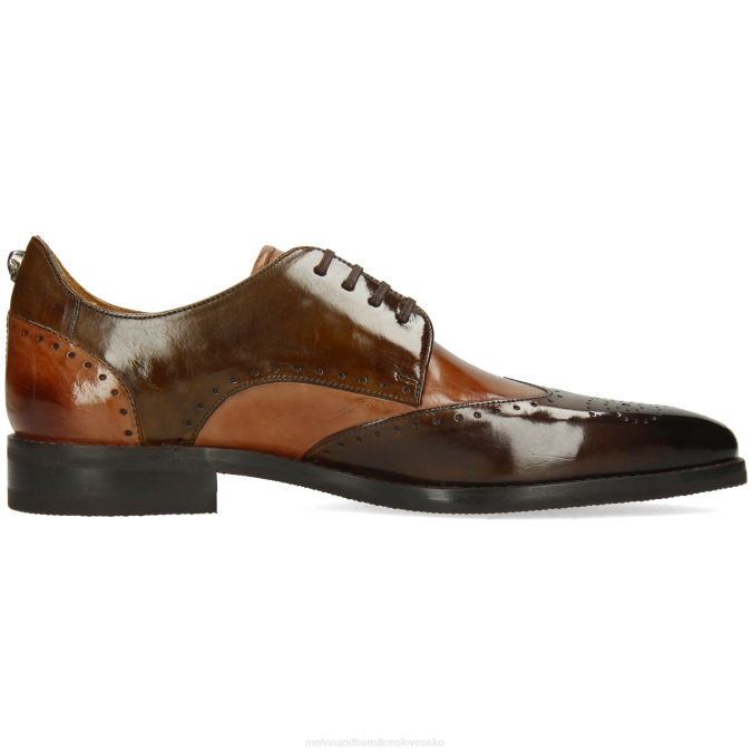 Melvin & Hamilton muži dave 2 B0T2446 derby topánky hnedá