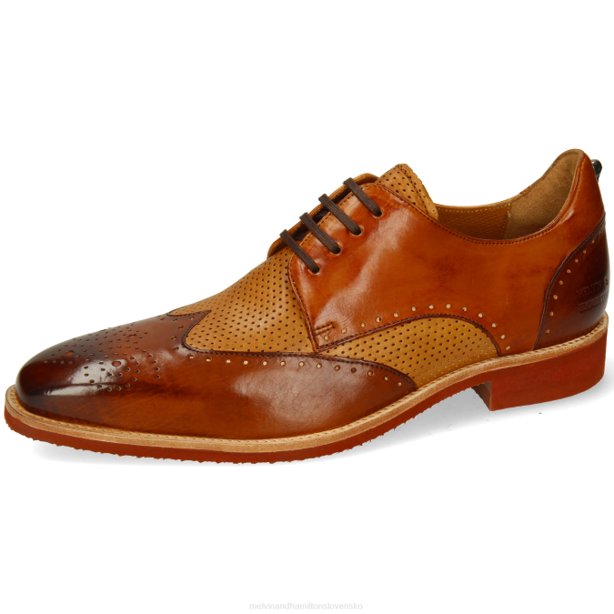 Melvin & Hamilton muži dave 2 B0T2462 derby topánky hnedá