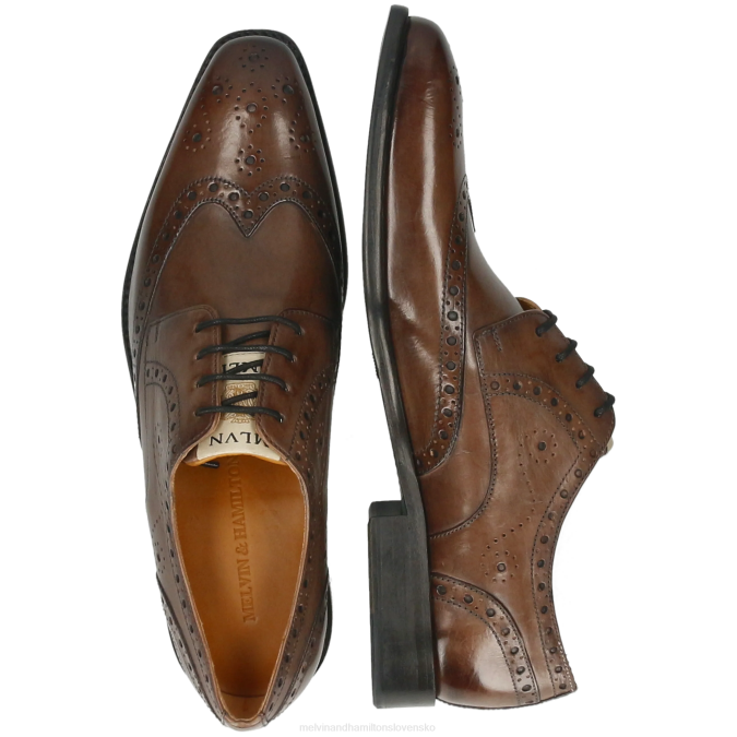 Melvin & Hamilton muži dylan 2 B0T2365 derby topánky sivá