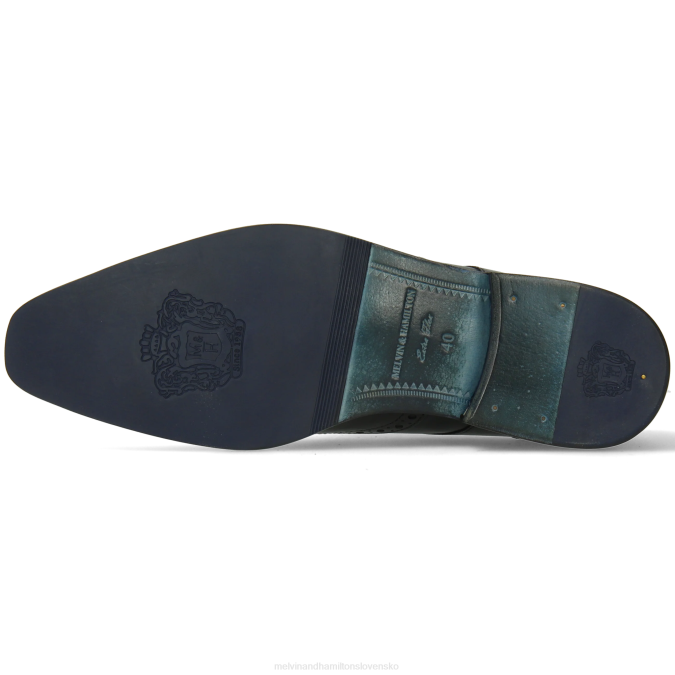 Melvin & Hamilton muži dylan 2 B0T2437 derby topánky čierna