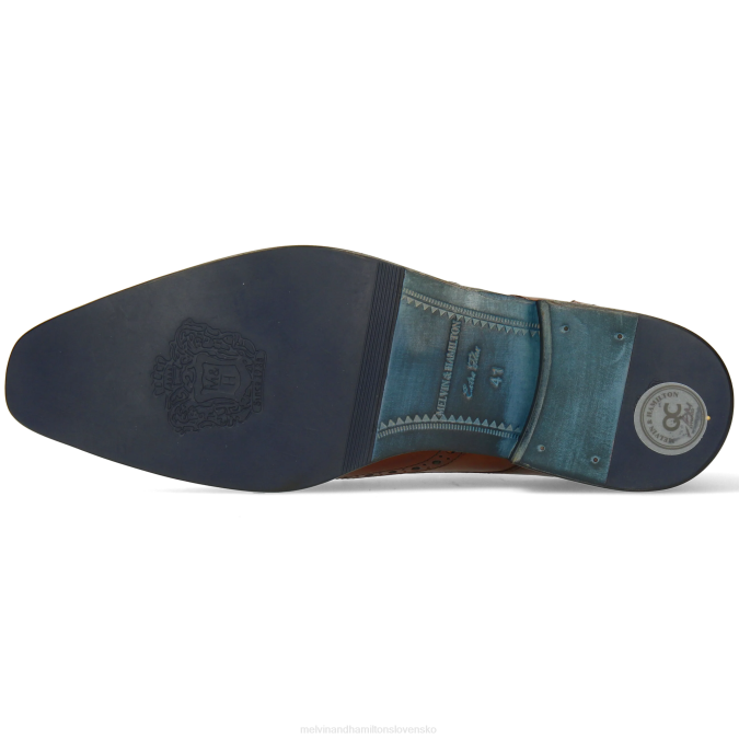 Melvin & Hamilton muži dylan 2 B0T2477 derby topánky hnedá