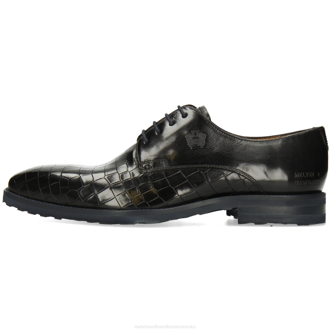 Melvin & Hamilton muži flynn 1 B0T2377 derby topánky čierna