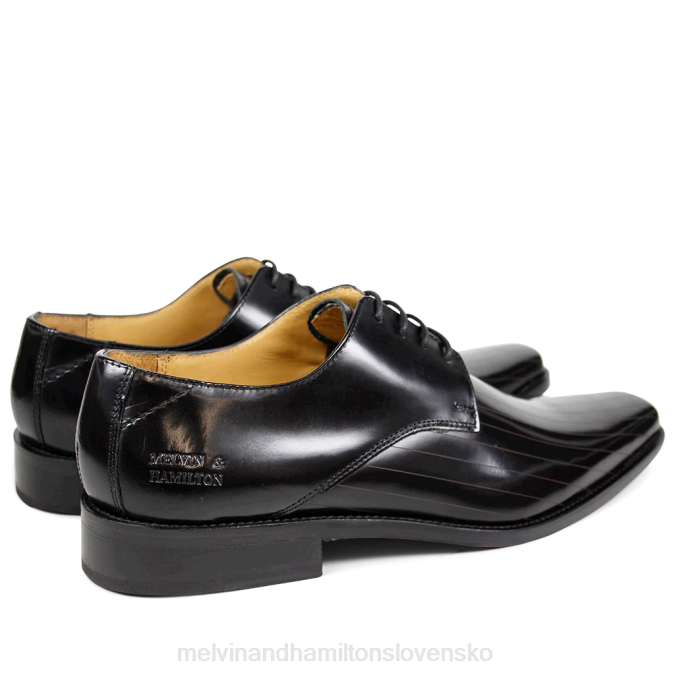 Melvin & Hamilton muži frank 9 B0T2555 derby topánky čierna
