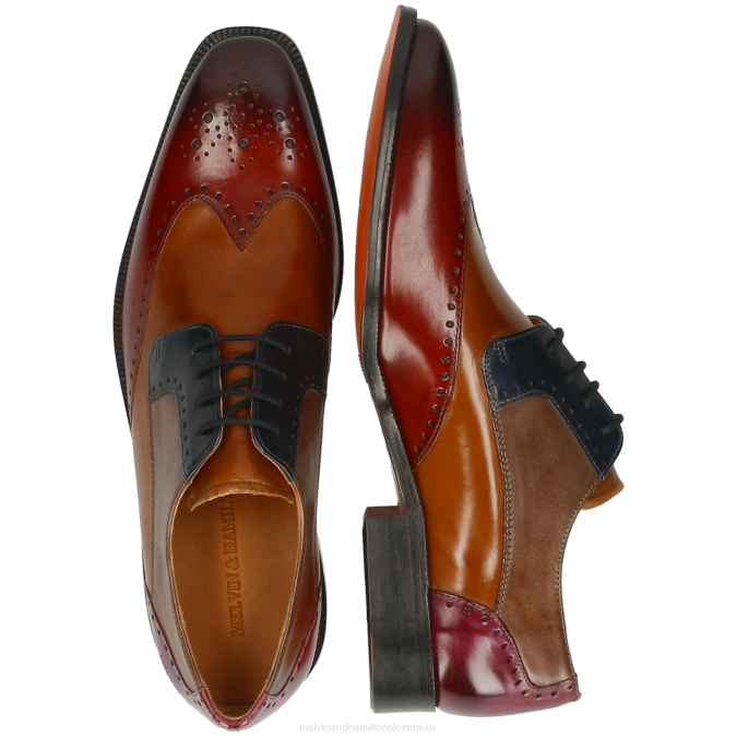 Melvin & Hamilton muži jeff 14 B0T2356 derby topánky multi