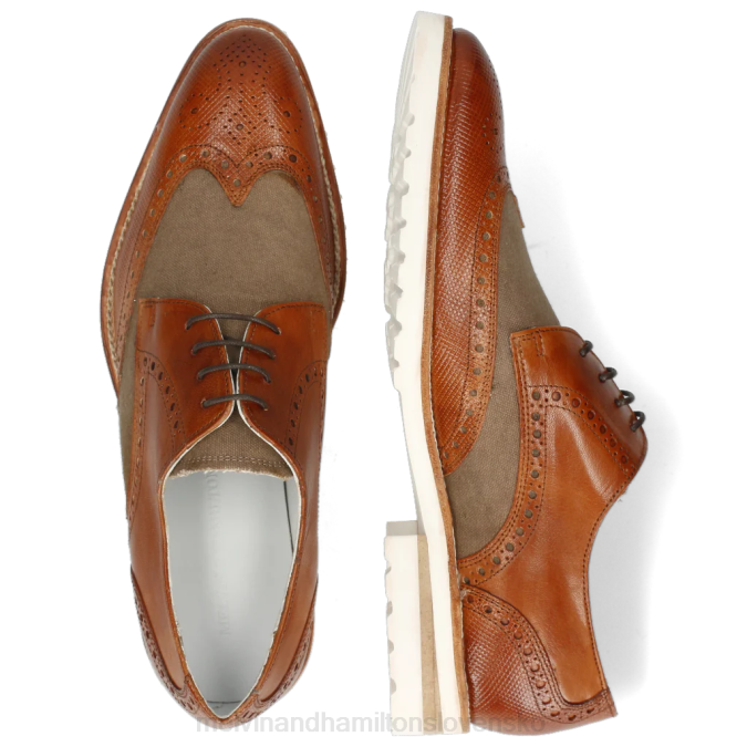 Melvin & Hamilton muži kane 5 B0T2541 derby topánky hnedá