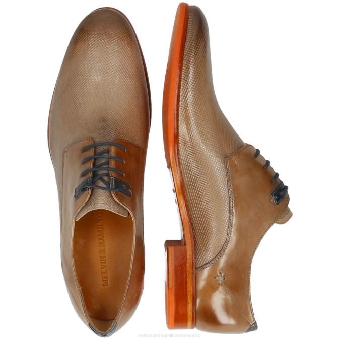 Melvin & Hamilton muži klint 1 B0T2467 derby topánky sivá