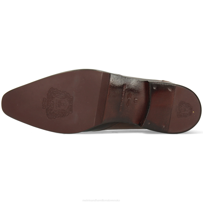Melvin & Hamilton muži kopija 9 B0T2433 derby topánky hnedá