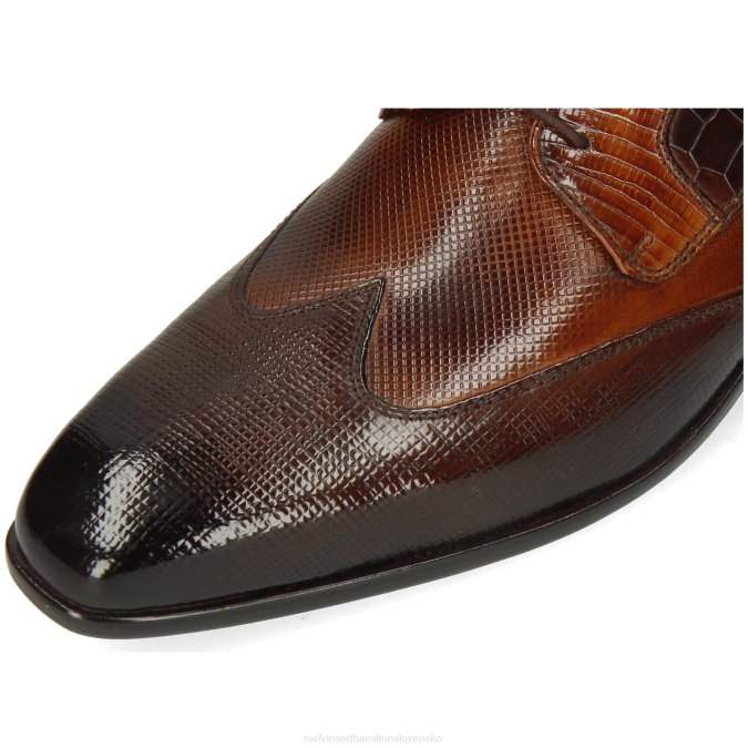 Melvin & Hamilton muži kopija 9 B0T2433 derby topánky hnedá