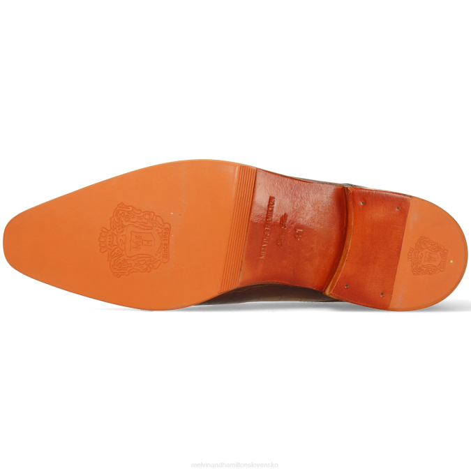 Melvin & Hamilton muži lewis 13 B0T2522 derby topánky svetlo hnedá