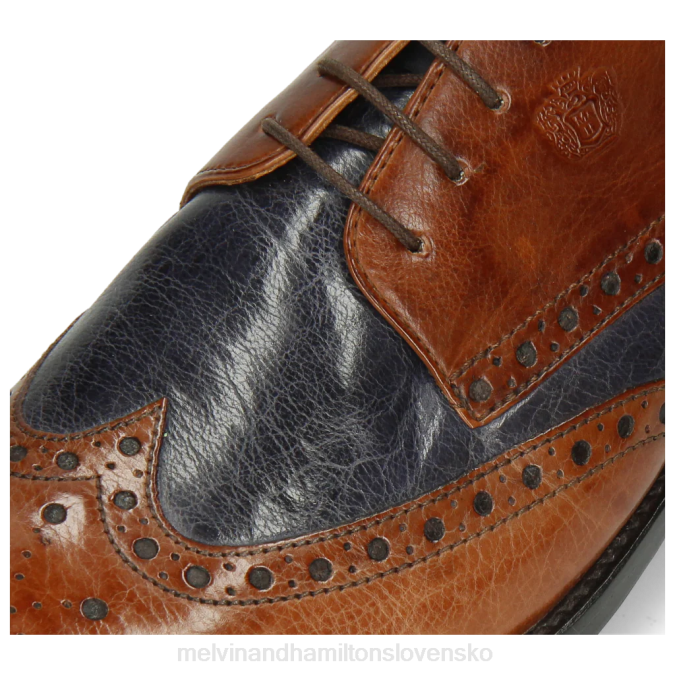 Melvin & Hamilton muži martin 15 B0T2532 derby topánky hnedá