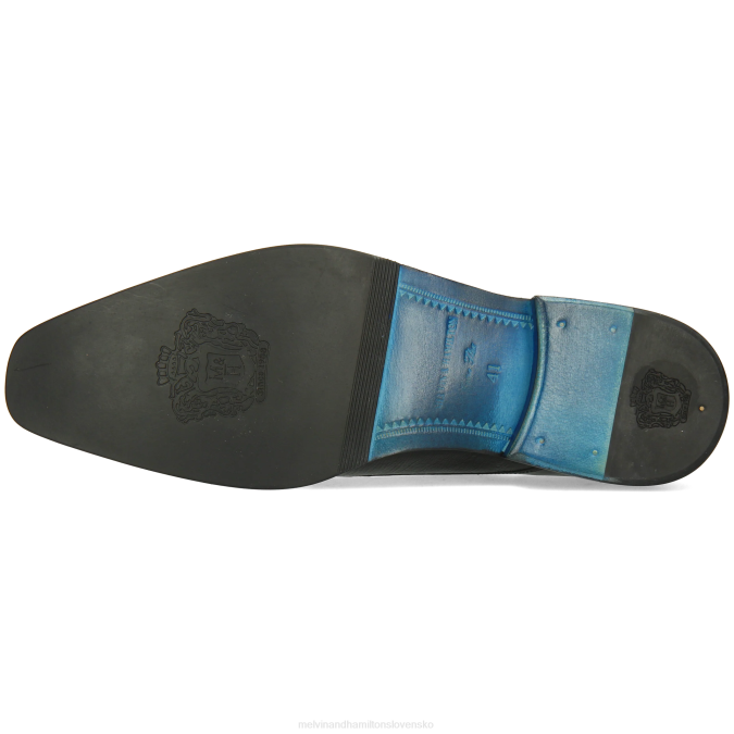 Melvin & Hamilton muži martin 1 B0T2465 derby topánky čierna