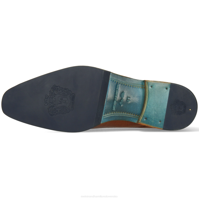 Melvin & Hamilton muži martin 1 B0T2495 derby topánky hnedá