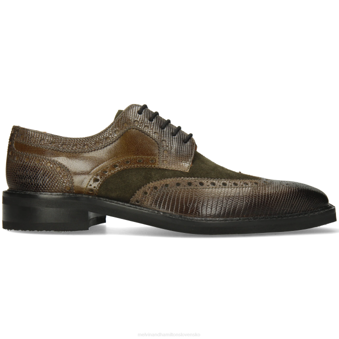 Melvin & Hamilton muži marvin 1 B0T2388 derby topánky zelená