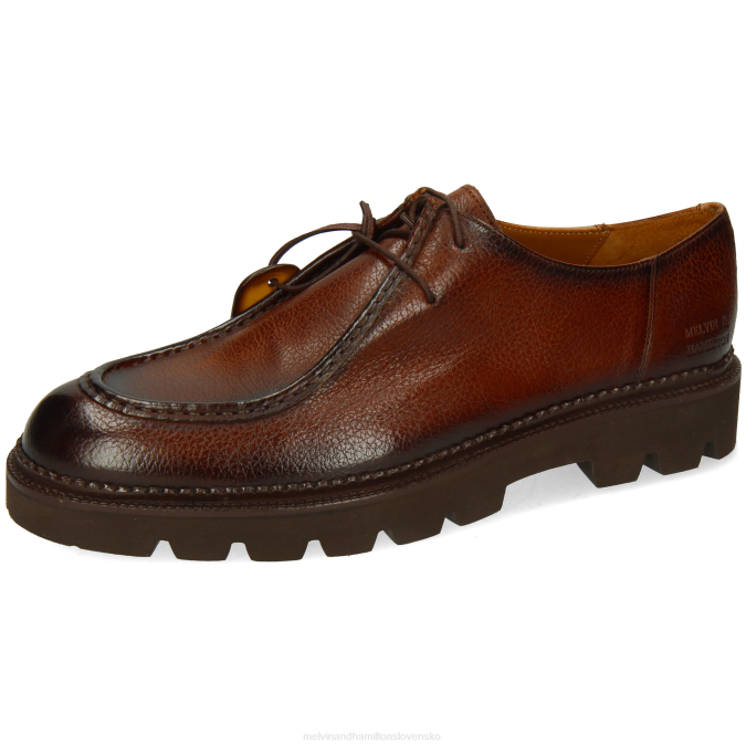 Melvin & Hamilton muži prepichnúť 10 B0T2416 derby topánky hnedá