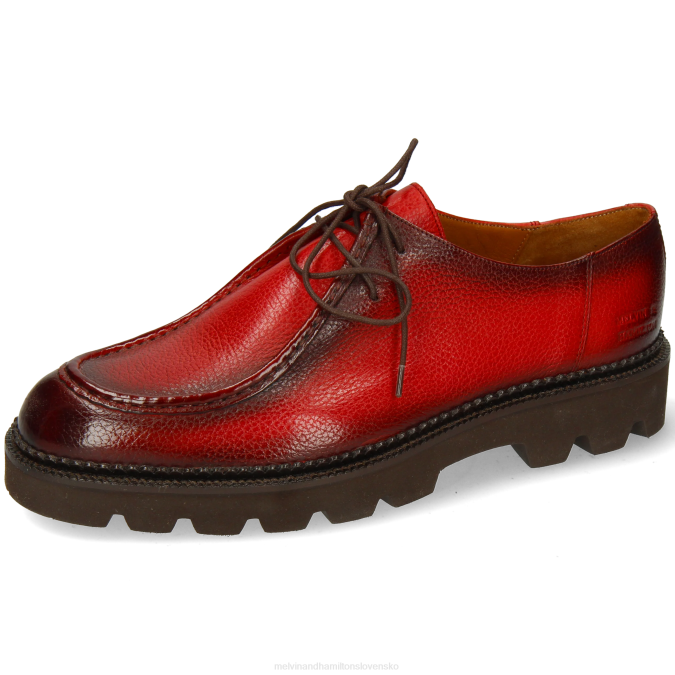 Melvin & Hamilton muži prepichnúť 10 B0T2426 derby topánky oranžová