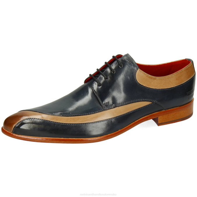 Melvin & Hamilton muži toni 36 B0T2468 derby topánky Modrá