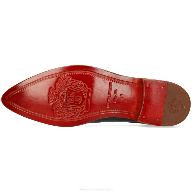 Melvin & Hamilton muži toni 36 B0T2468 derby topánky Modrá