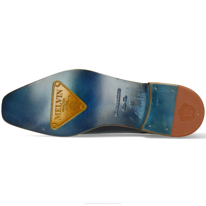Melvin & Hamilton muži väzba 1 B0T2410 derby topánky Modrá