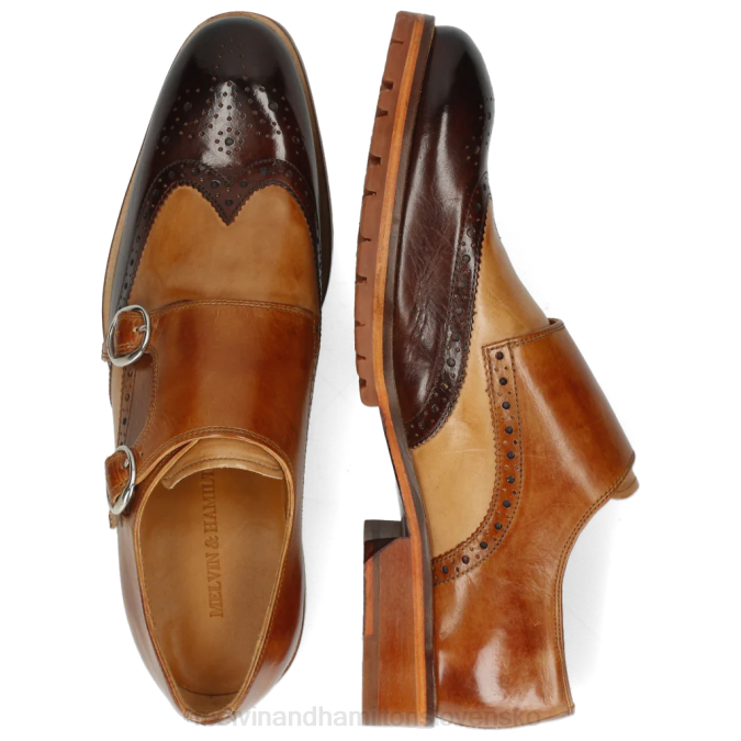 Melvin & Hamilton muži Patrik 24 B0T2350 mníšske topánky hnedá