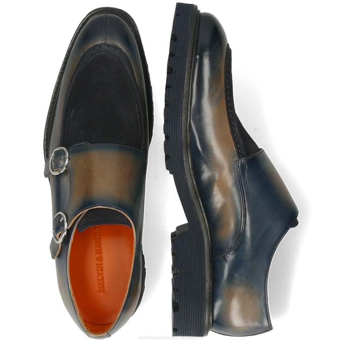 Melvin & Hamilton muži Patrik 30 B0T2338 mníšske topánky sivá