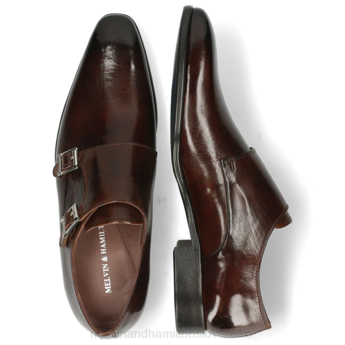 Melvin & Hamilton muži kopija 10 B0T2349 mníšske topánky hnedá