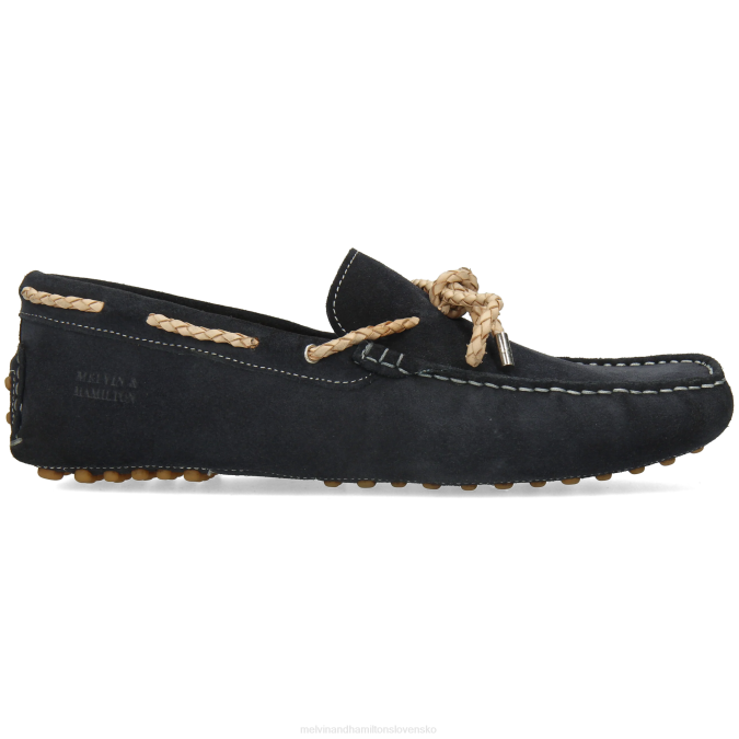 Melvin & Hamilton muži Nelson 3 B0T2306 mokasíny Modrá