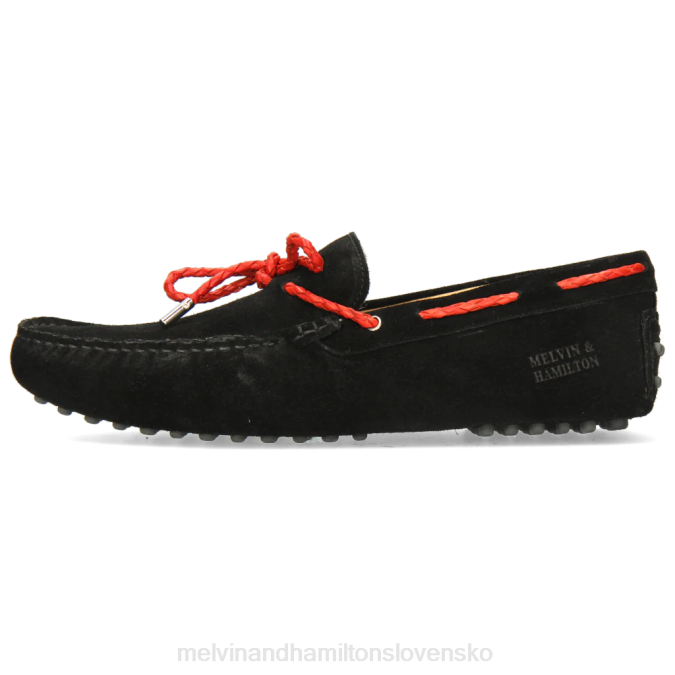 Melvin & Hamilton muži Nelson 3 B0T2321 mokasíny čierna