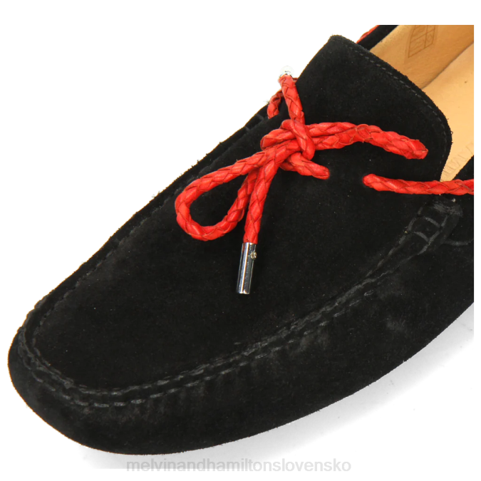 Melvin & Hamilton muži Nelson 3 B0T2321 mokasíny čierna